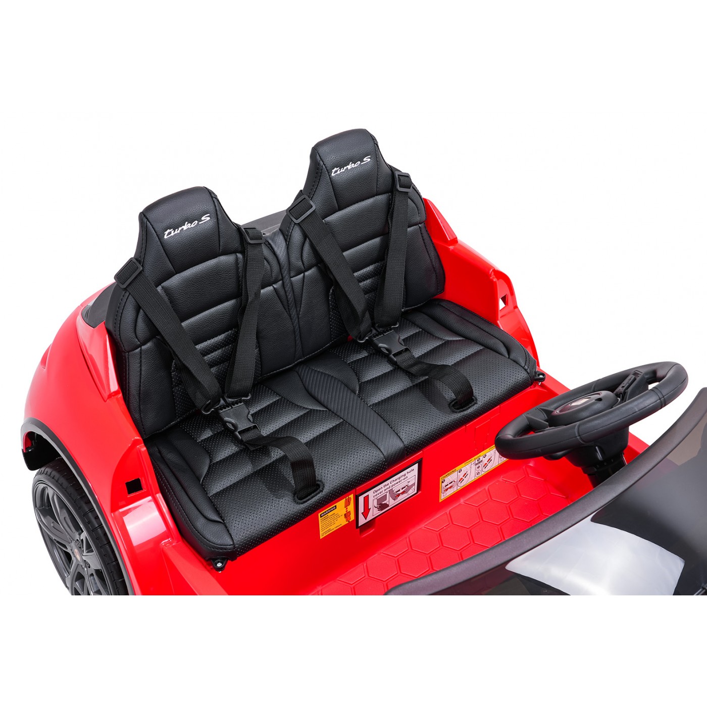 Vehicle Porsche Taycan Turbo S Red