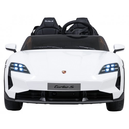 Vehicle Porsche Taycan Turbo S White