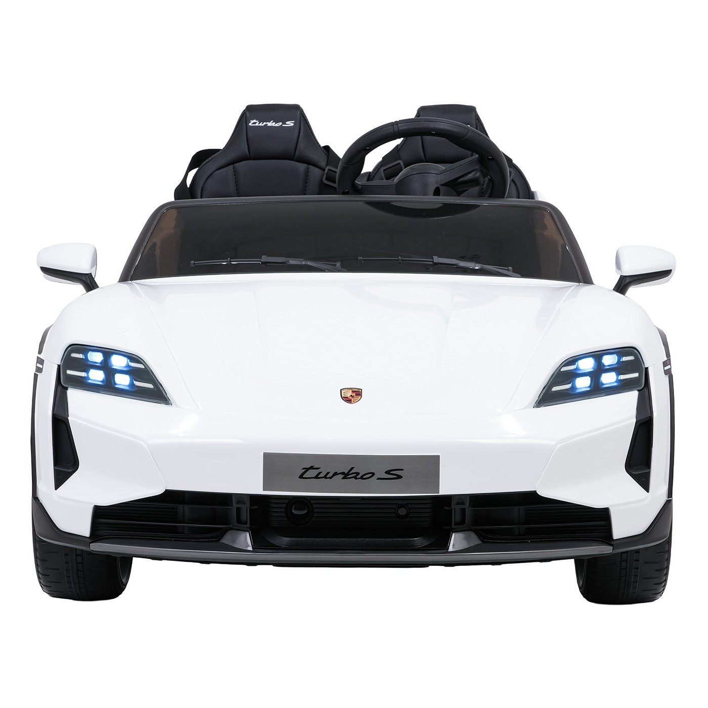 Vehicle Porsche Taycan Turbo S White