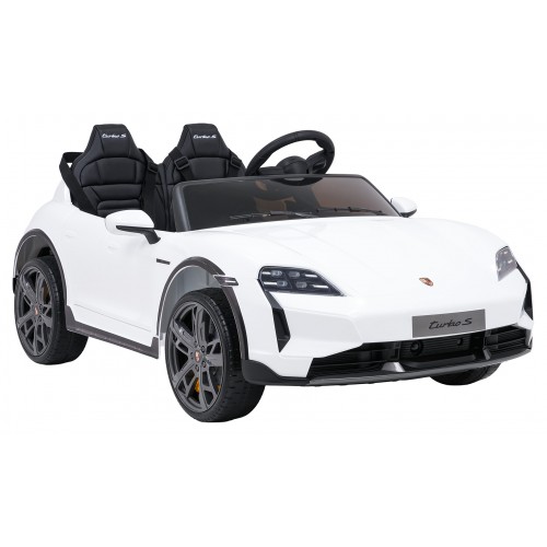 Vehicle Porsche Taycan Turbo S White