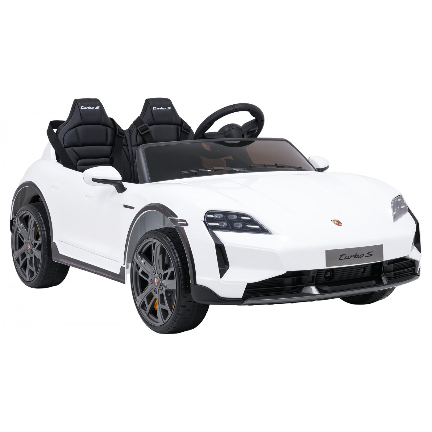 Vehicle Porsche Taycan Turbo S White