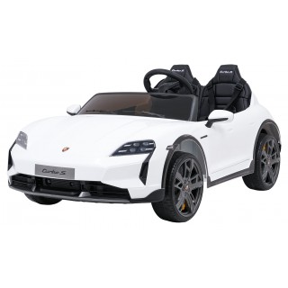 Vehicle Porsche Taycan Turbo S White