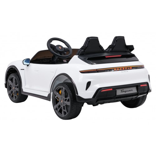 Vehicle Porsche Taycan Turbo S White