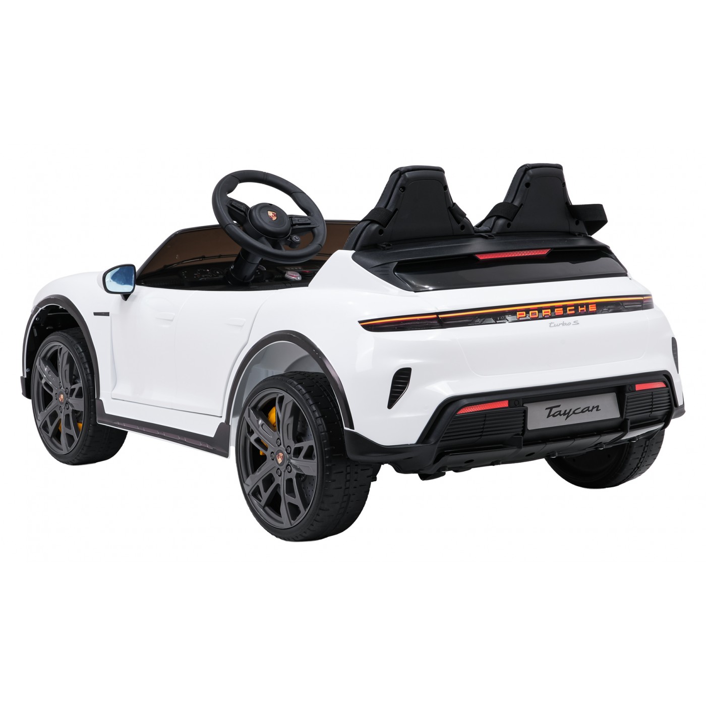 Vehicle Porsche Taycan Turbo S White