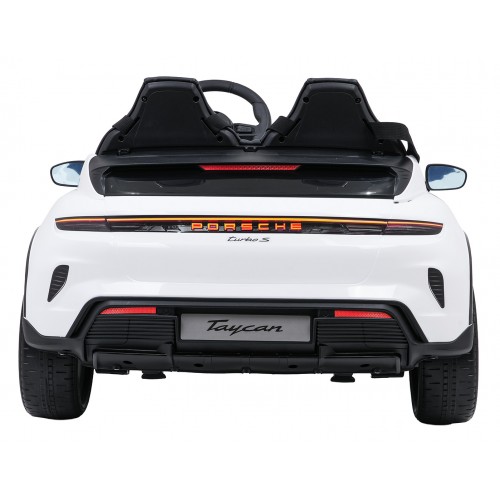 Vehicle Porsche Taycan Turbo S White