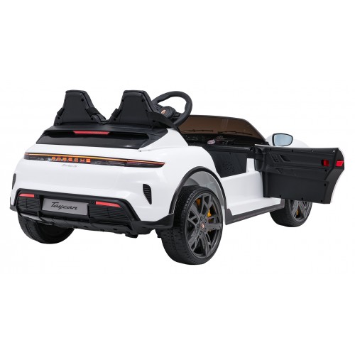 Vehicle Porsche Taycan Turbo S White