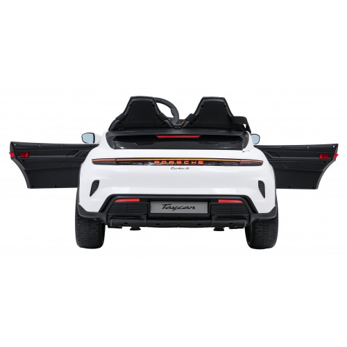 Vehicle Porsche Taycan Turbo S White