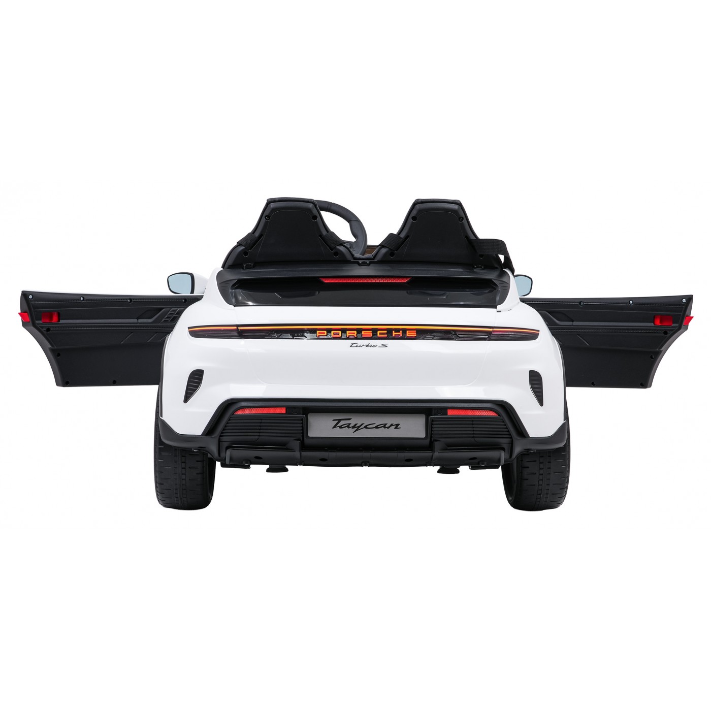 Vehicle Porsche Taycan Turbo S White