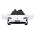 Vehicle Porsche Taycan Turbo S White