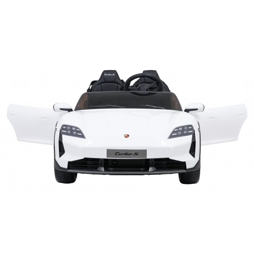 Vehicle Porsche Taycan Turbo S White