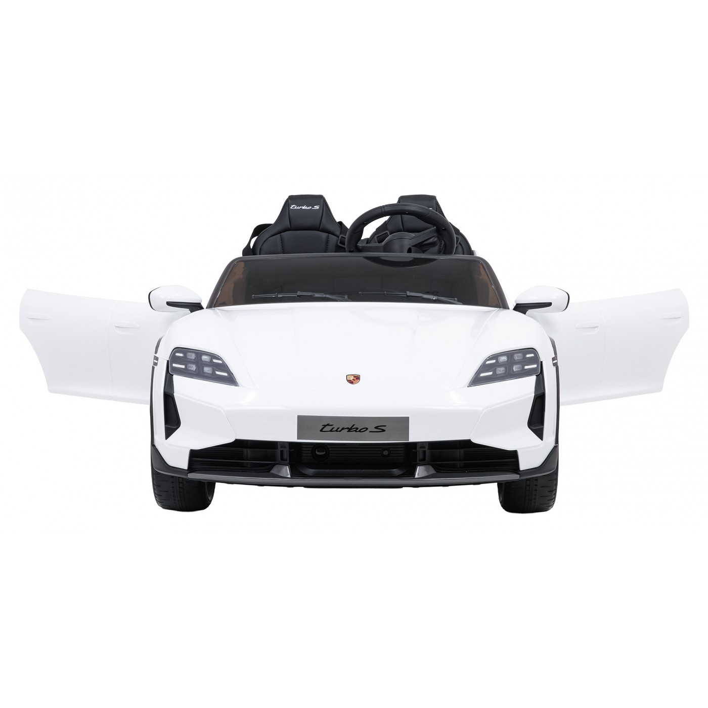 Vehicle Porsche Taycan Turbo S White