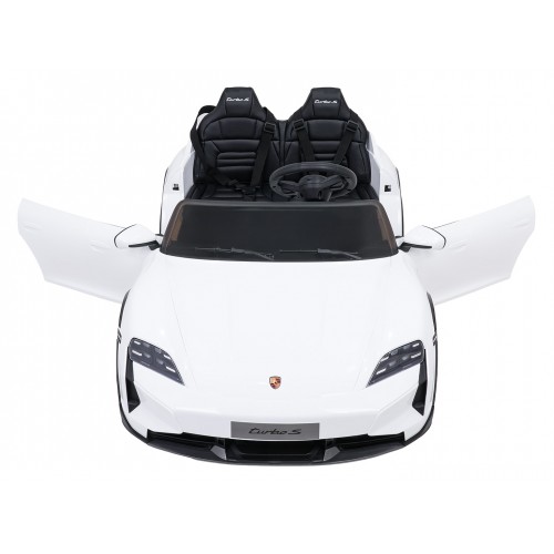 Vehicle Porsche Taycan Turbo S White