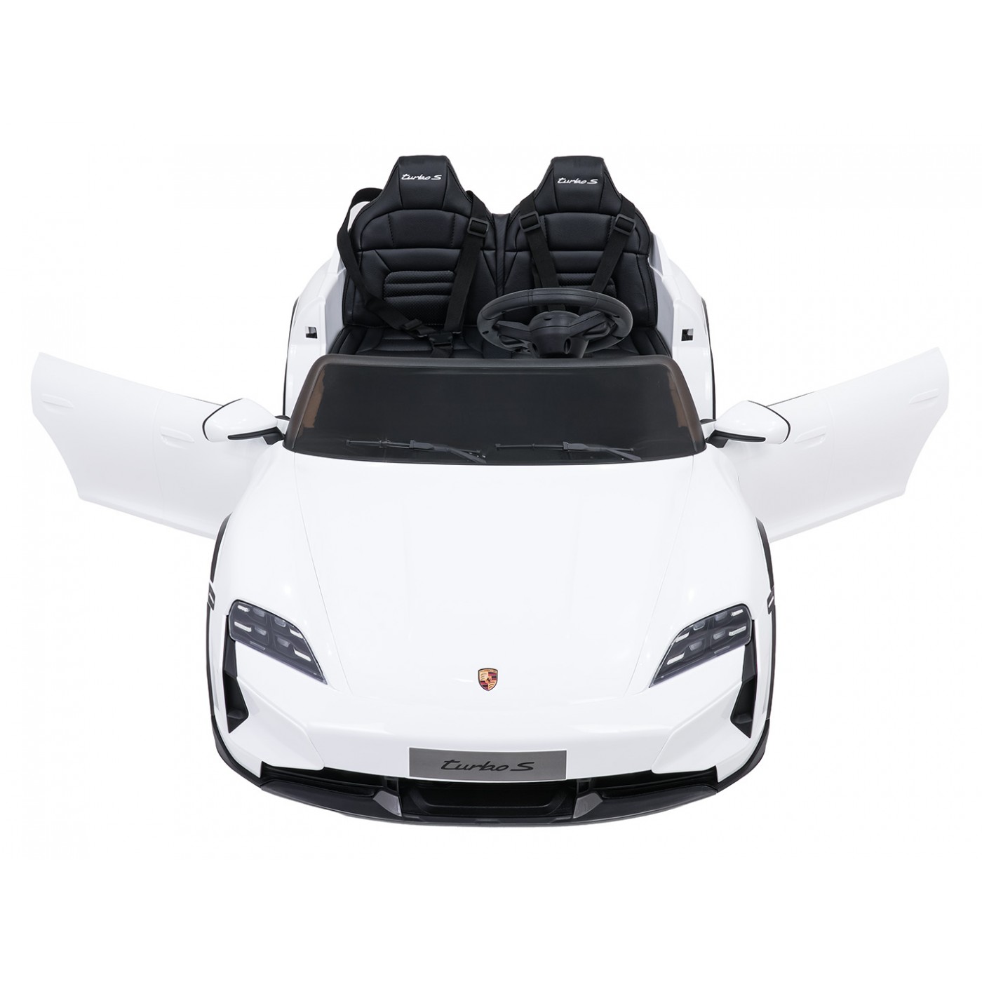 Vehicle Porsche Taycan Turbo S White