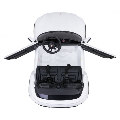 Vehicle Porsche Taycan Turbo S White