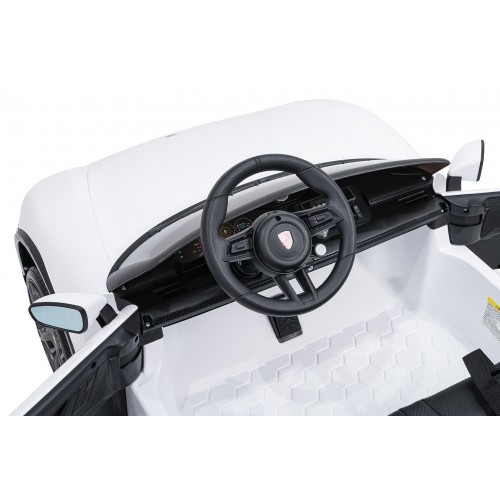 Vehicle Porsche Taycan Turbo S White