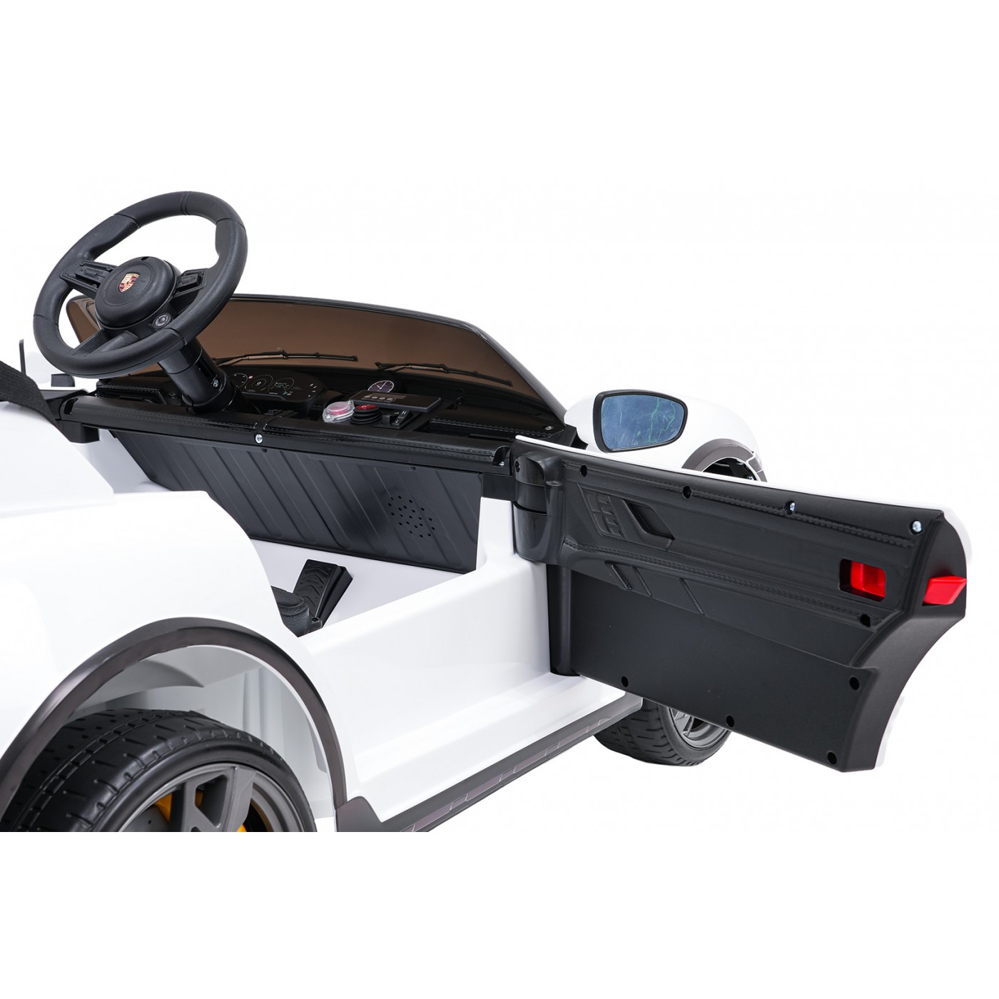 Vehicle Porsche Taycan Turbo S White