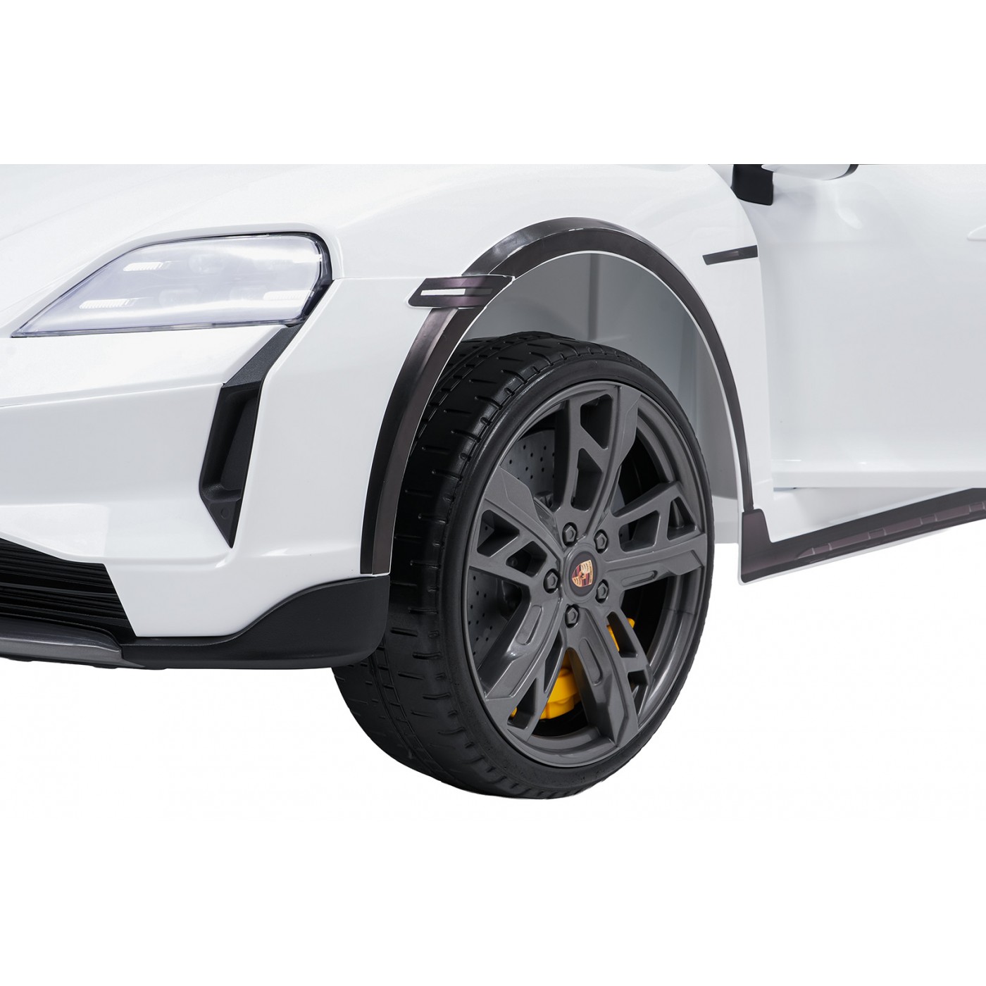 Vehicle Porsche Taycan Turbo S White