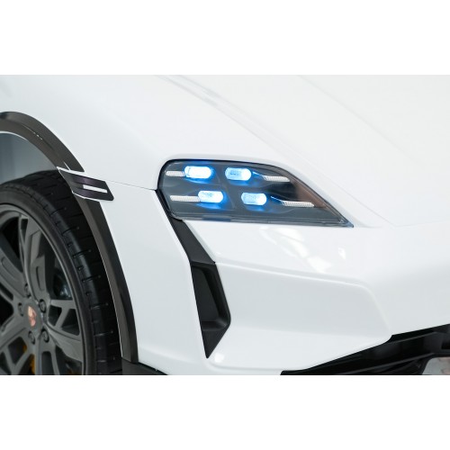 Vehicle Porsche Taycan Turbo S White