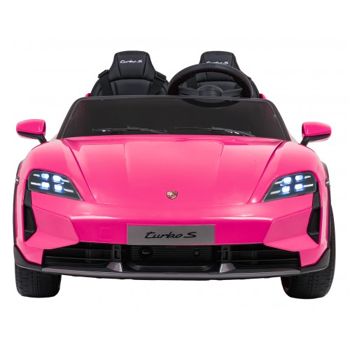 Porsche Taycan Turbo S Pink Vehicle