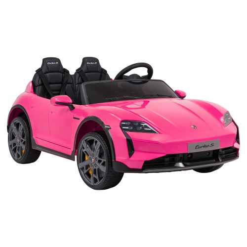 Porsche Taycan Turbo S Pink Vehicle