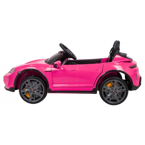 Porsche Taycan Turbo S Pink Vehicle