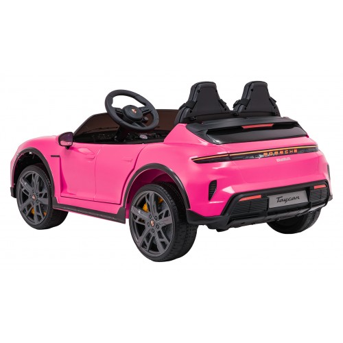 Porsche Taycan Turbo S Pink Vehicle