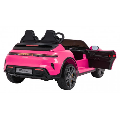 Porsche Taycan Turbo S Pink Vehicle