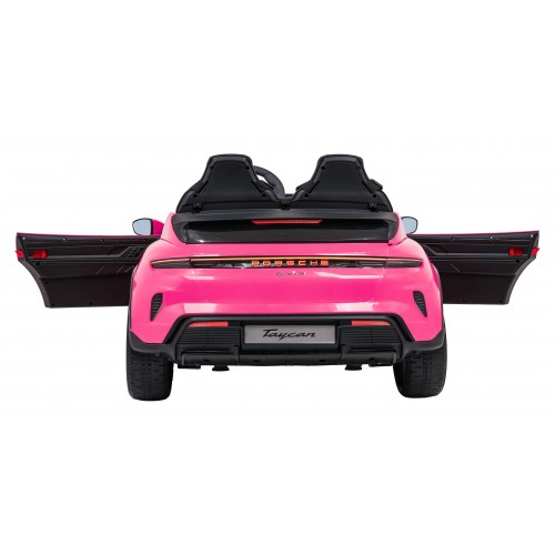 Porsche Taycan Turbo S Pink Vehicle
