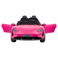 Porsche Taycan Turbo S Pink Vehicle