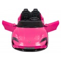 Porsche Taycan Turbo S Pink Vehicle