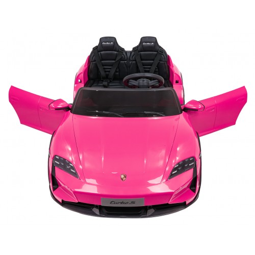 Porsche Taycan Turbo S Pink Vehicle