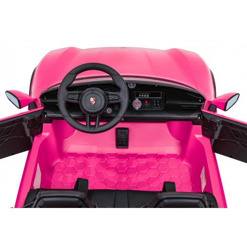 Porsche Taycan Turbo S Pink Vehicle