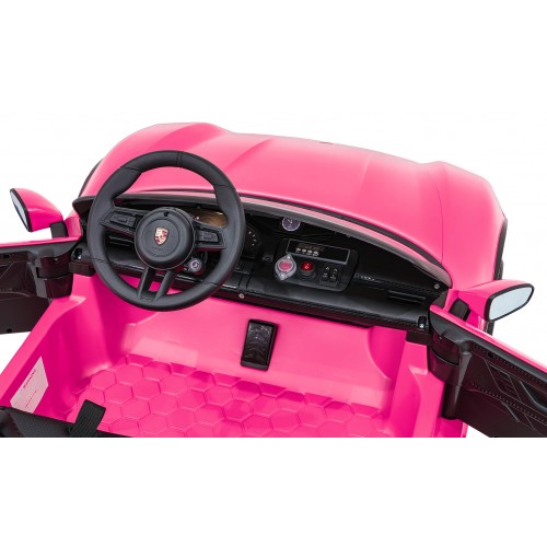 Porsche Taycan Turbo S Pink Vehicle