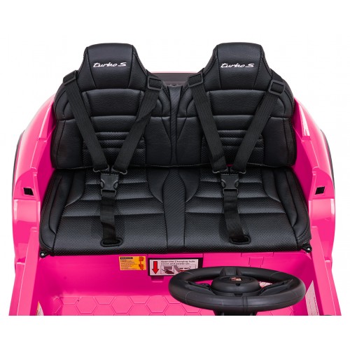 Porsche Taycan Turbo S Pink Vehicle