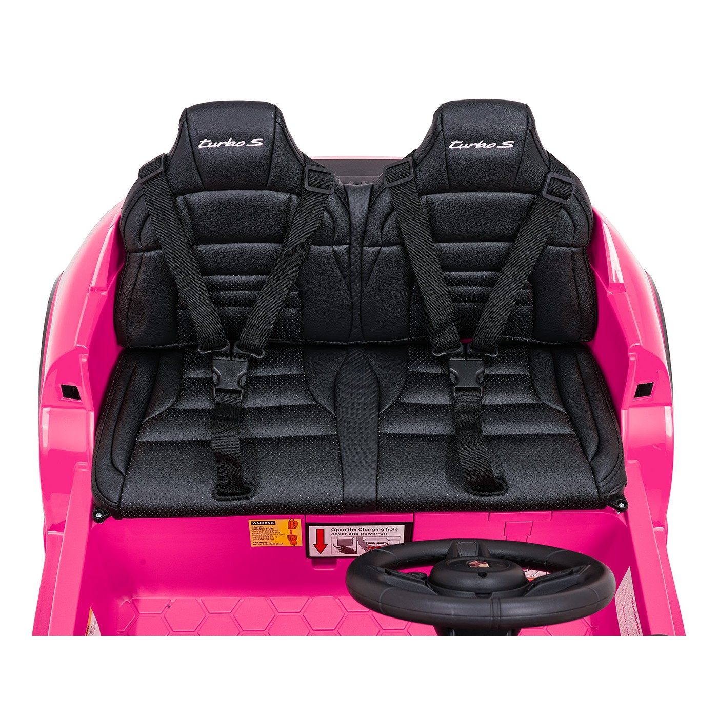 Porsche Taycan Turbo S Pink Vehicle