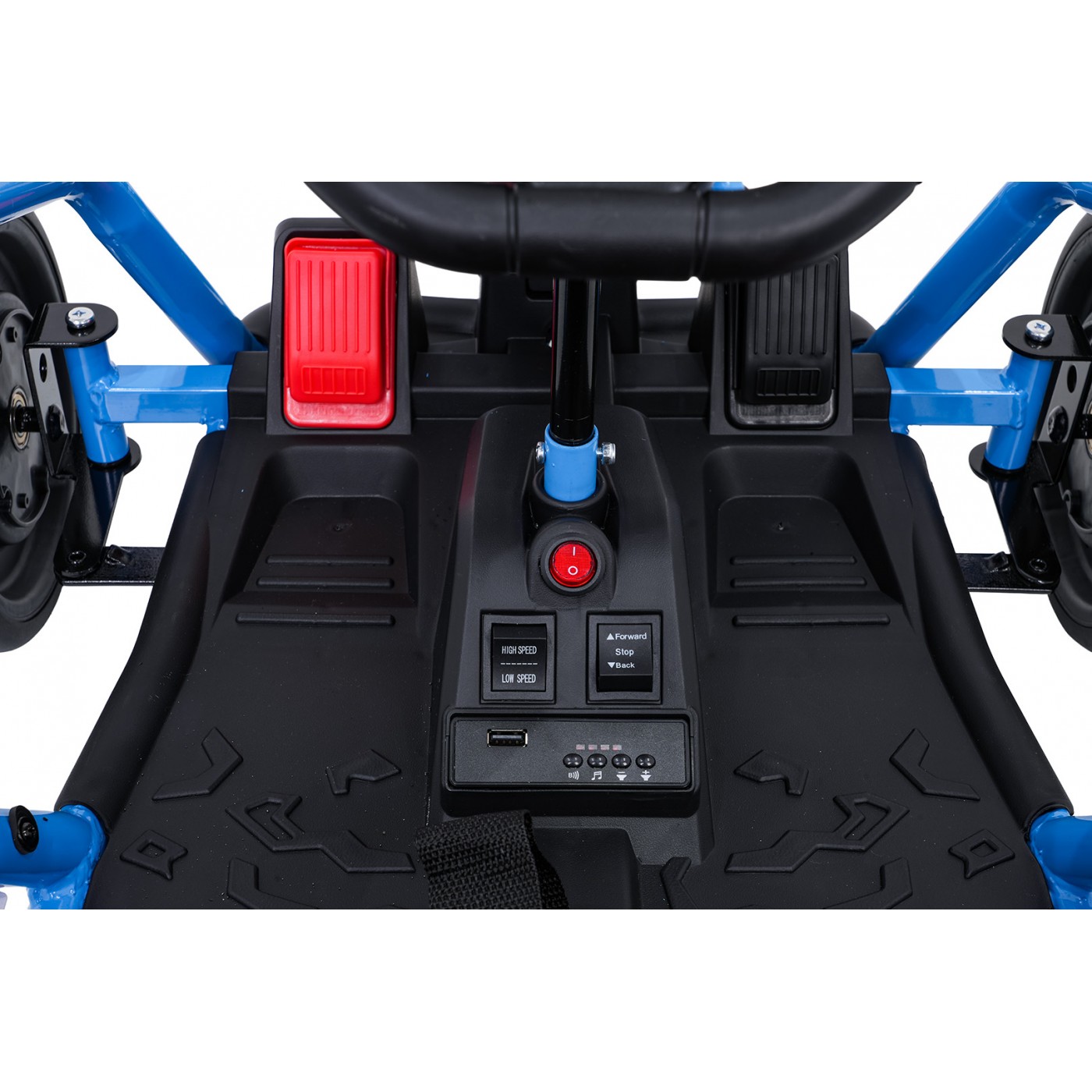 TORNADO Gokart Vehicle with Drift Function Blue