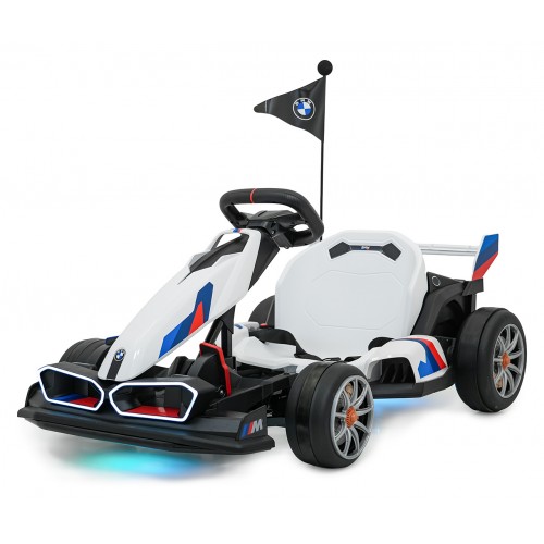 BMW Gokart Vehicle with Drift Function White