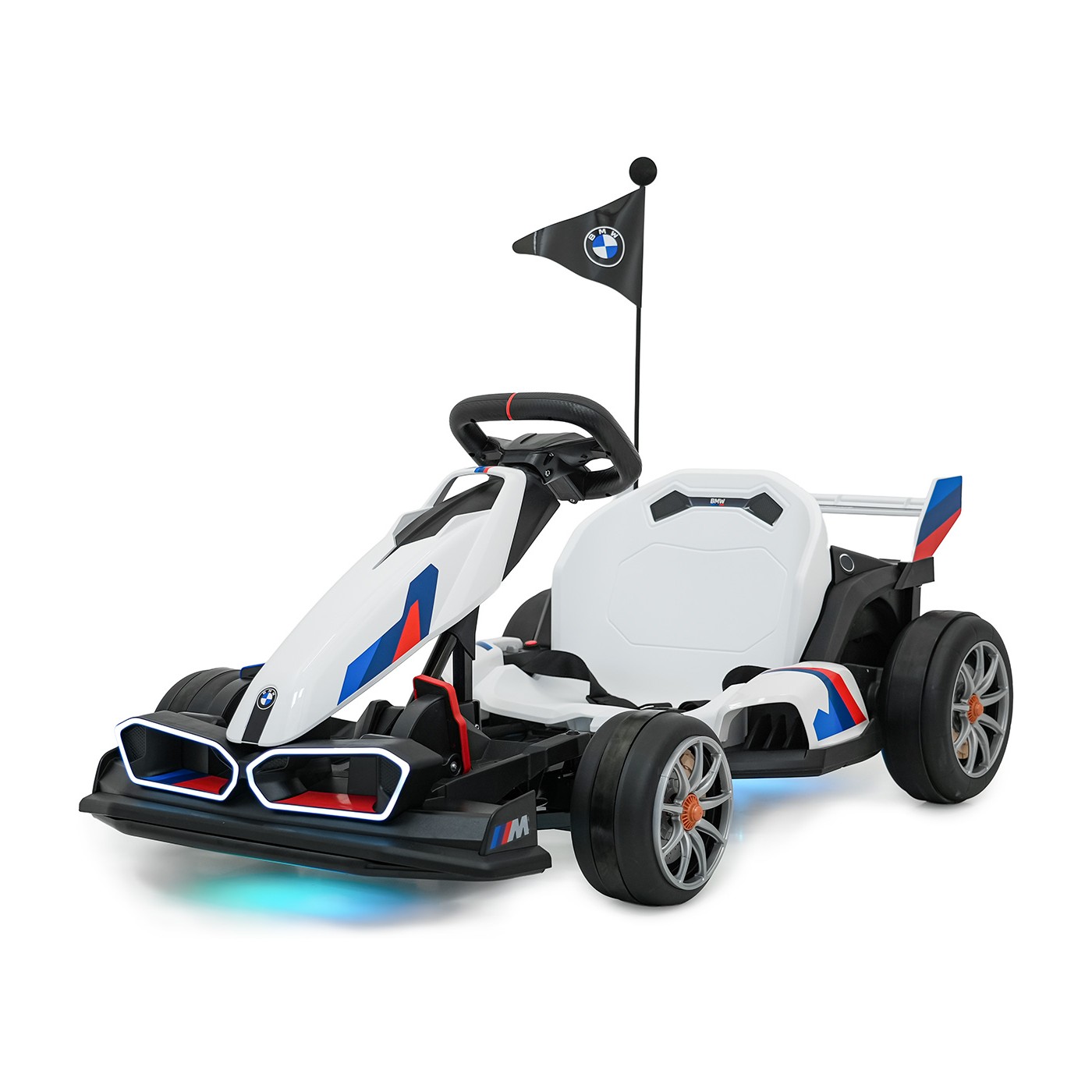 BMW Gokart Vehicle with Drift Function White
