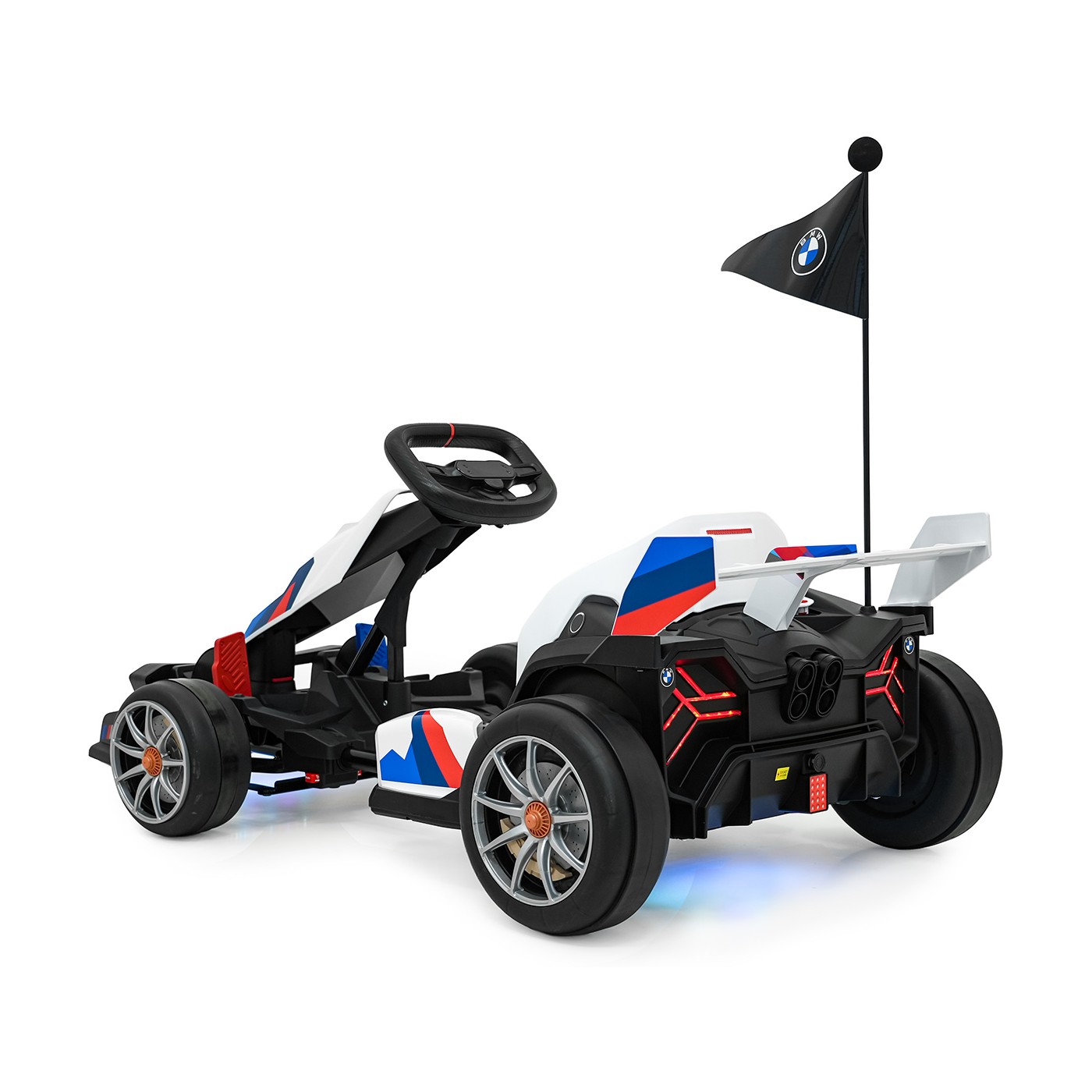 BMW Gokart Vehicle with Drift Function White