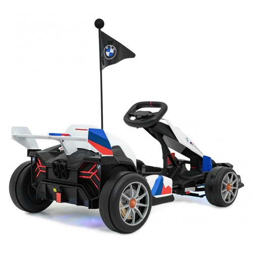 BMW Gokart Vehicle with Drift Function White