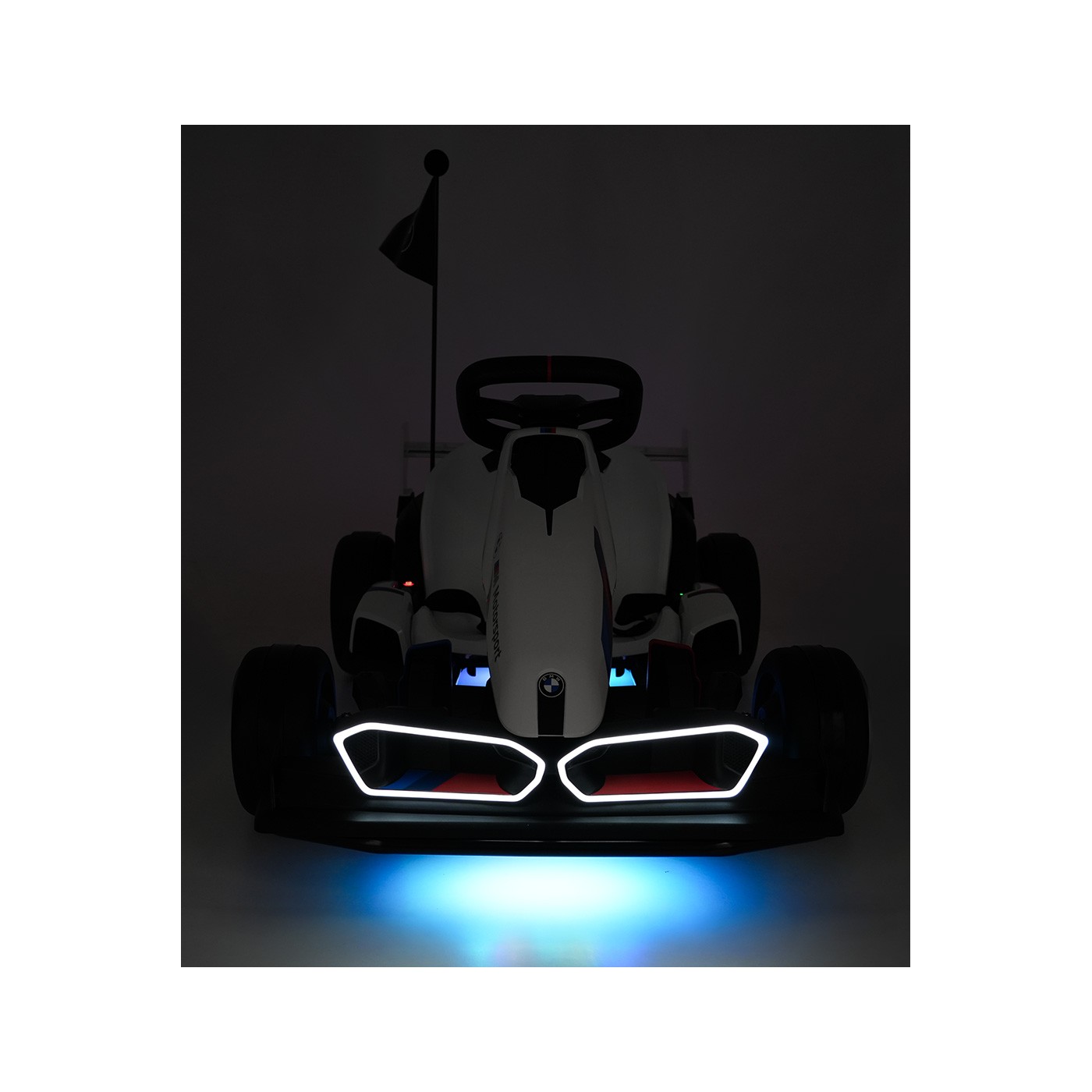 BMW Gokart Vehicle with Drift Function White