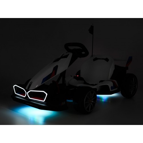 BMW Gokart Vehicle with Drift Function White