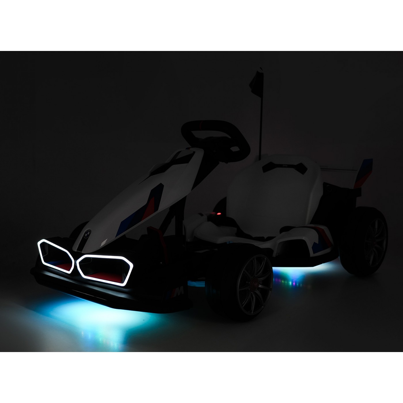 BMW Gokart Vehicle with Drift Function White