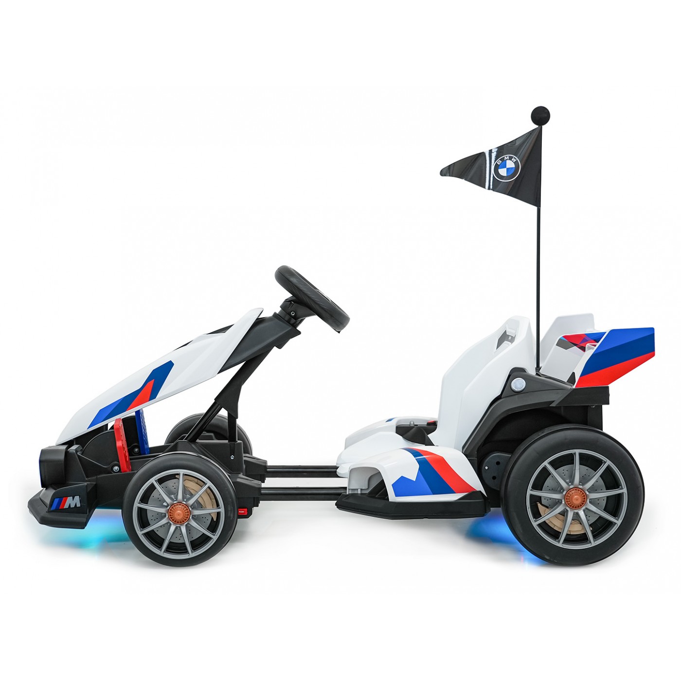 BMW Gokart Vehicle with Drift Function White