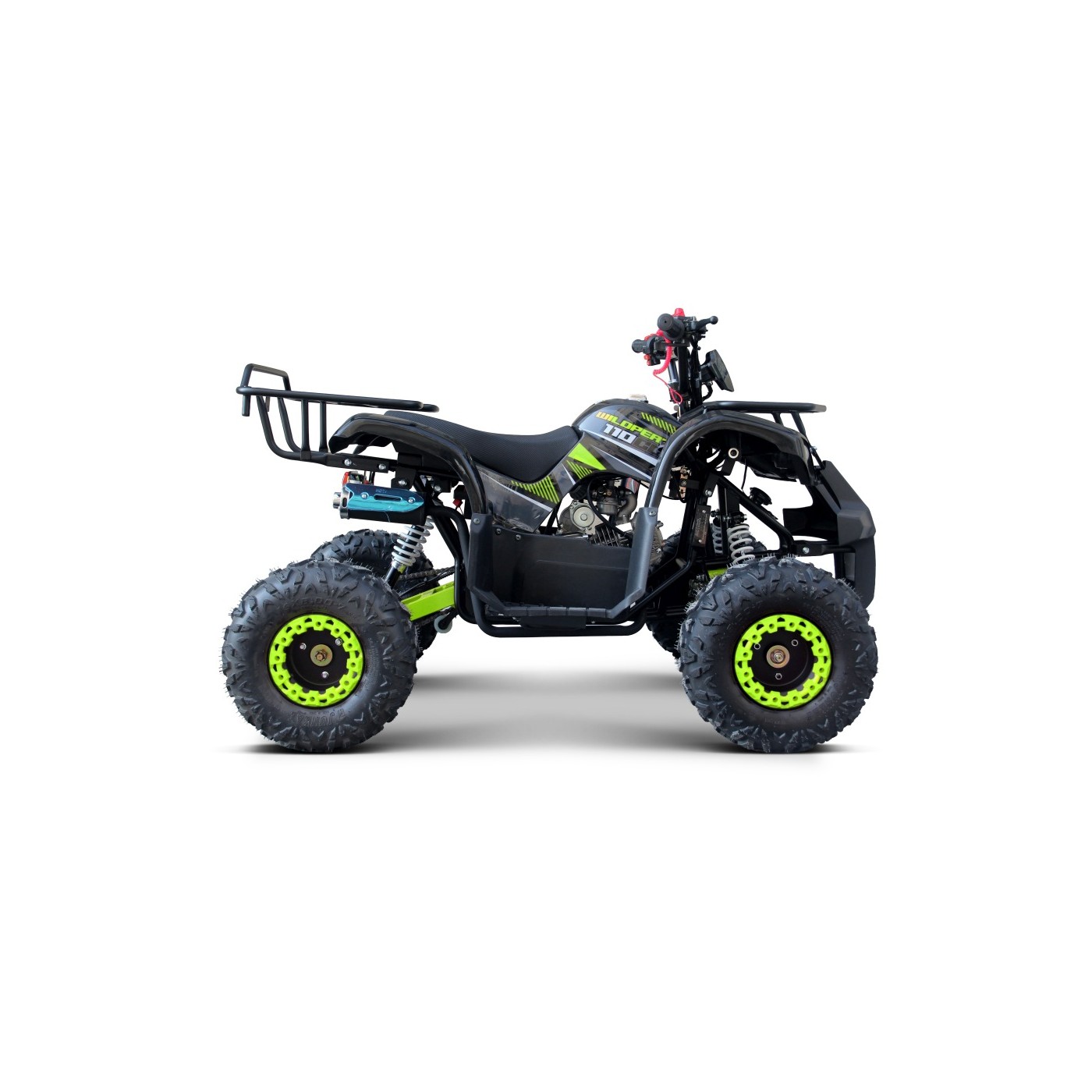WILDPEAK 110cc Green Gasoline Quad Bike