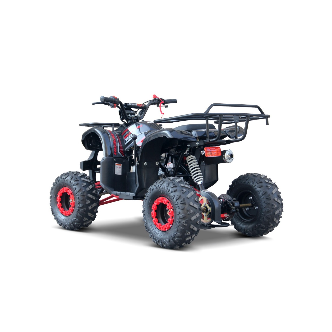 WILDPEAK 110cc Red Combustion Quad Vehicle