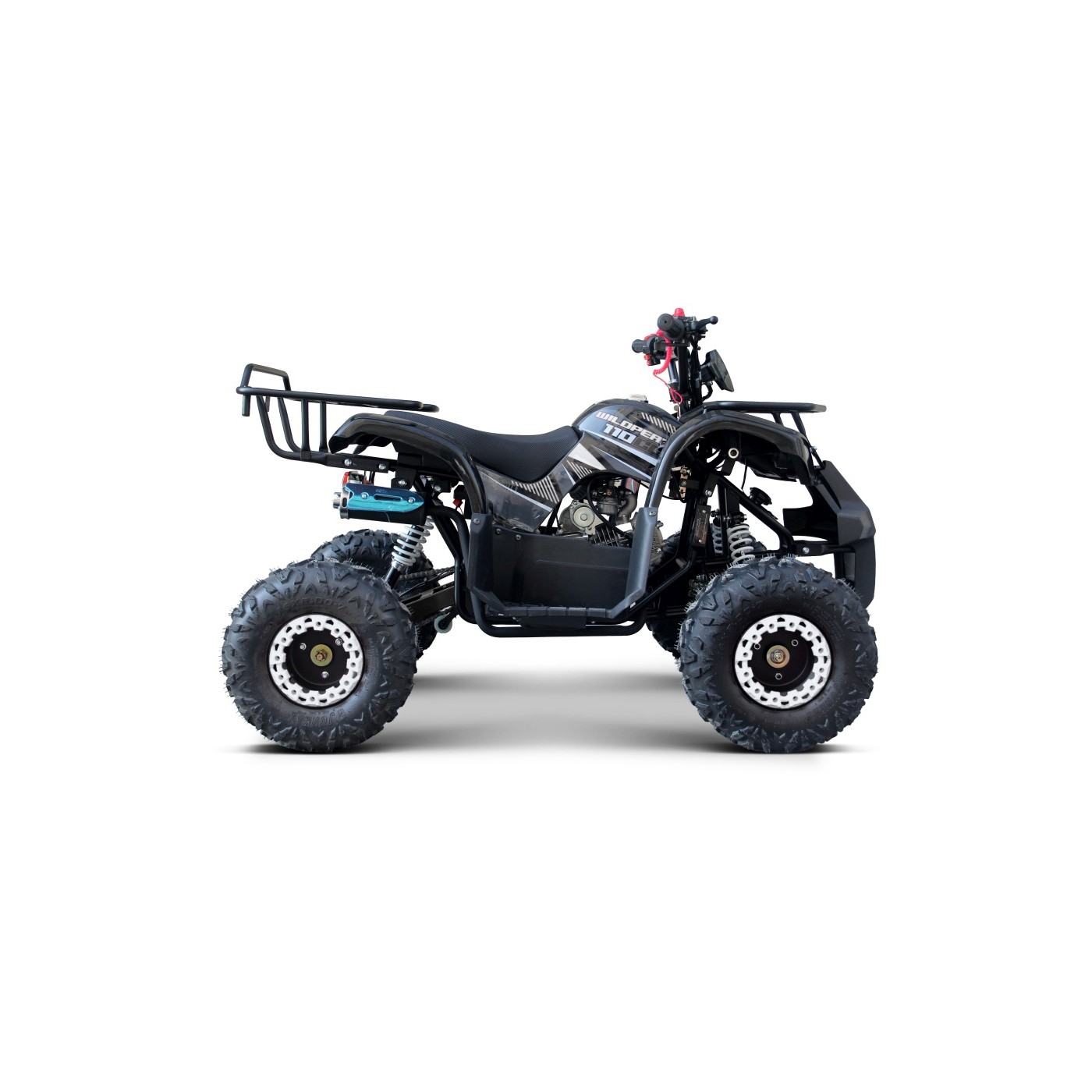 WILDPEAK 110cc Black Combustion Quad Vehicle