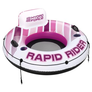 RAPID RIDER Swimming Ring Pink 135cm Bestway