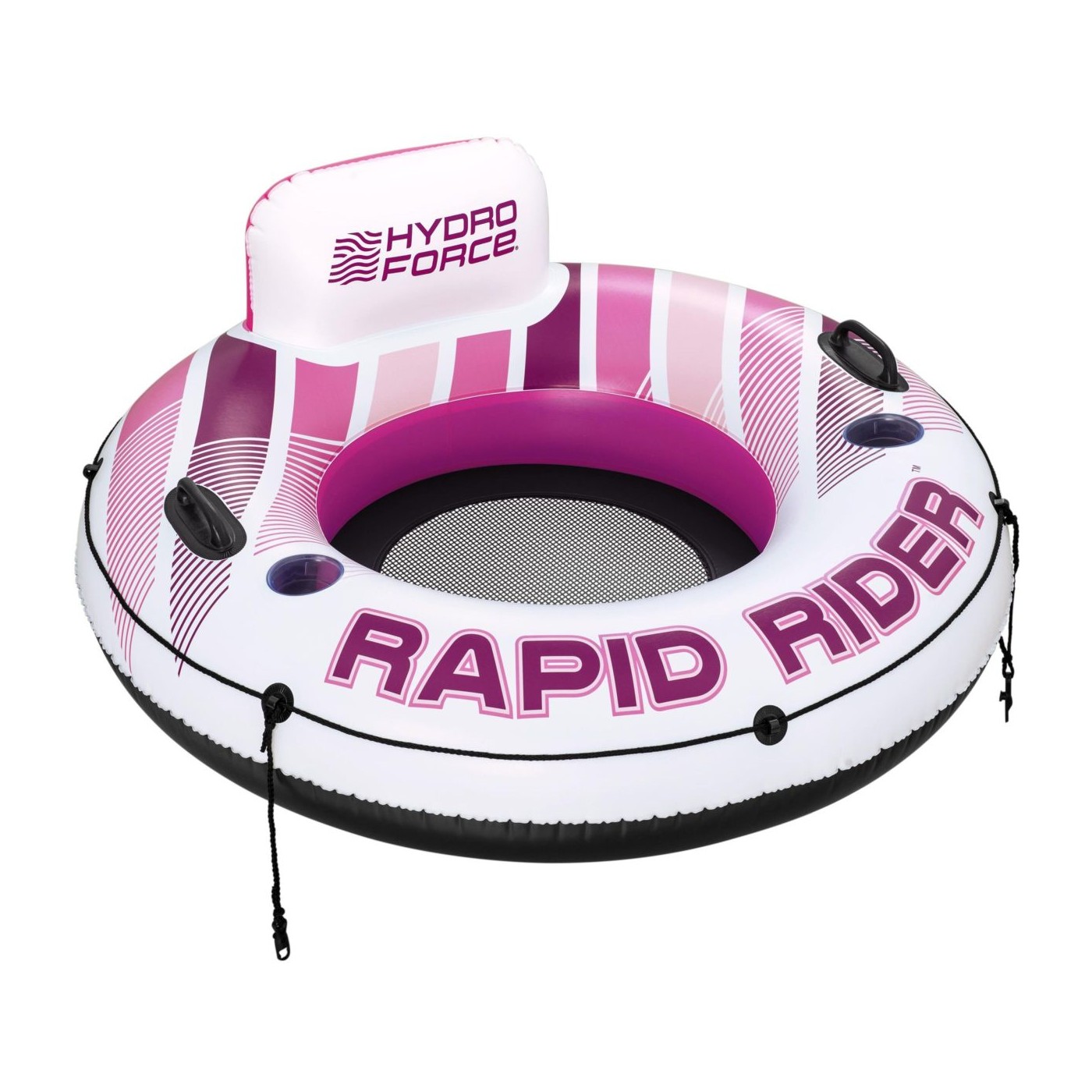 RAPID RIDER Swimming Ring Pink 135cm Bestway