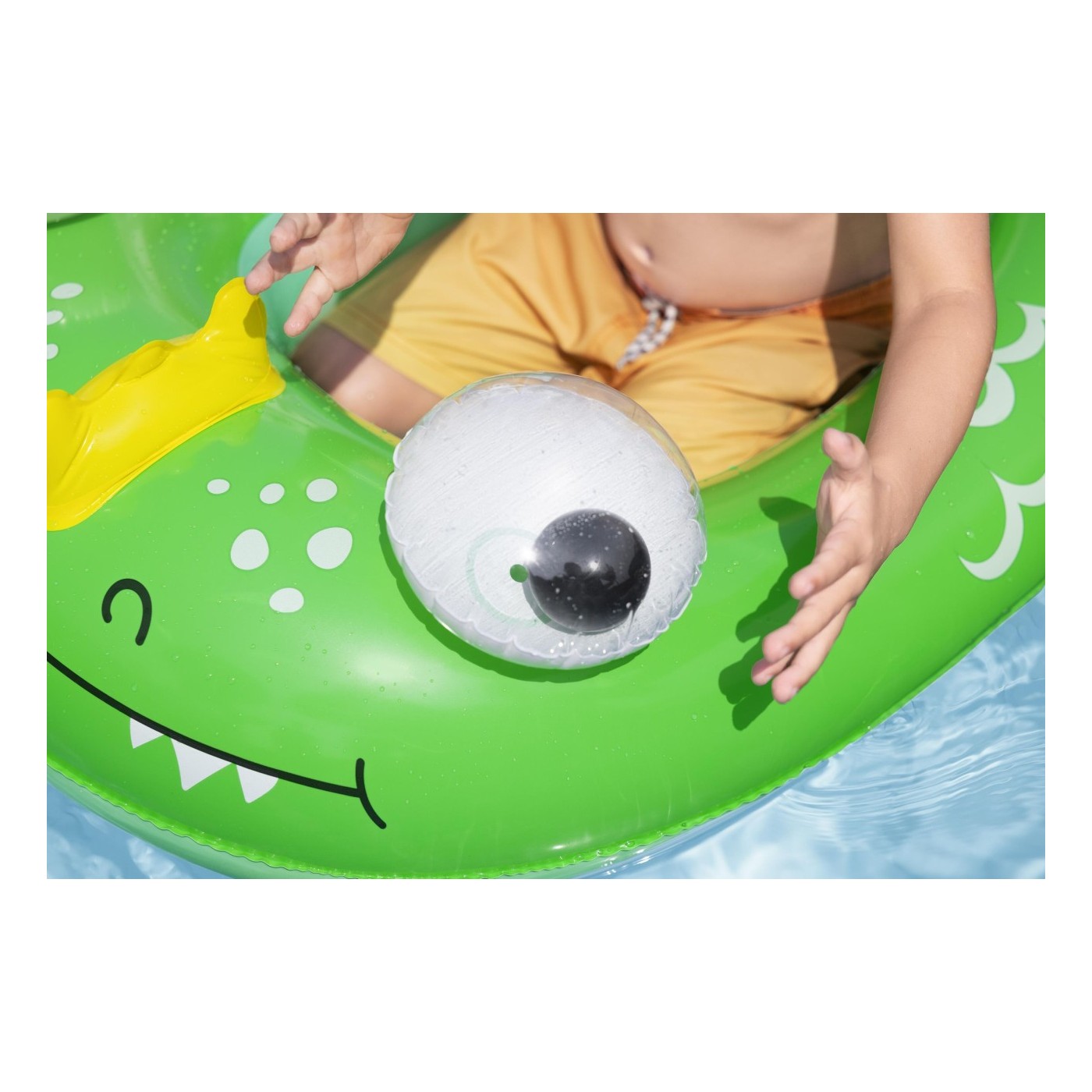 Green Dino Pontoon 108x65cm Bestway